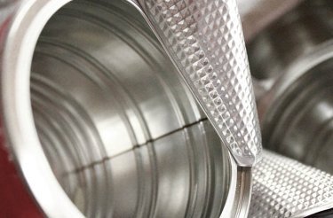 Nahaufnahme einer Aluminiumdose