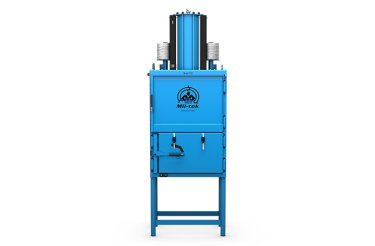 Mil-tek Ballenpresse 2102 in Blau – Vorderansicht