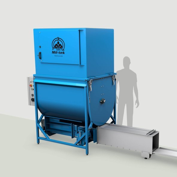 Mil-tek EPS2000 Styroporpresse zur Verdichtung großer Mengen EPS